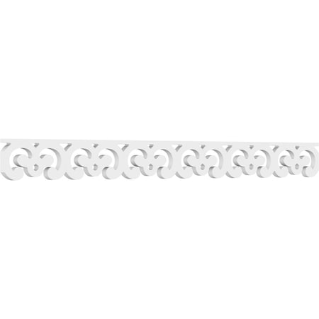 Ekena Millwork Marona Architectural Grade PVC Running Trim, 4"H x 5/8"P x 48"L RUNP04X0625X48MRN